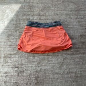 Athleta Coral Skirt with Striped Waistband